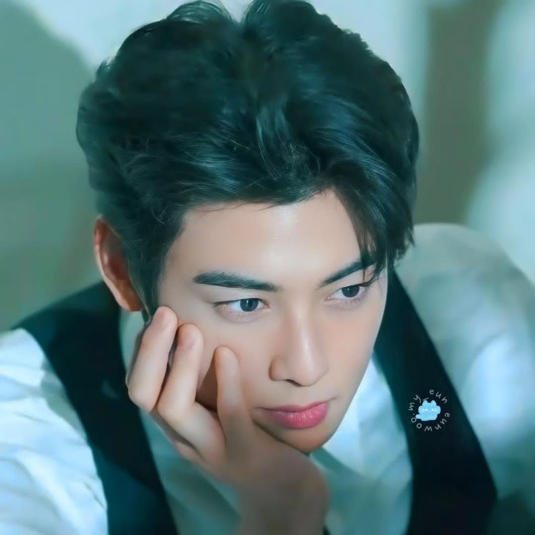 Behind-the-scenes cut of Cha Eunwoo