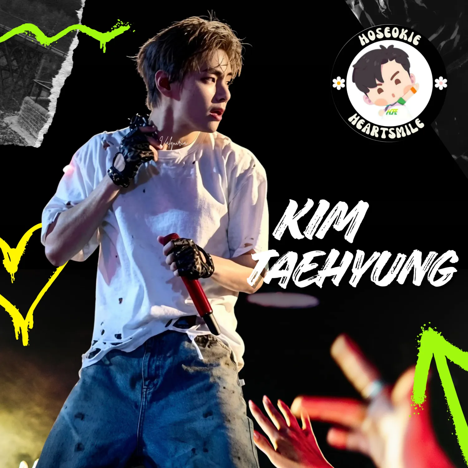 A moment captured by a fan of Kim Taehyung (V)