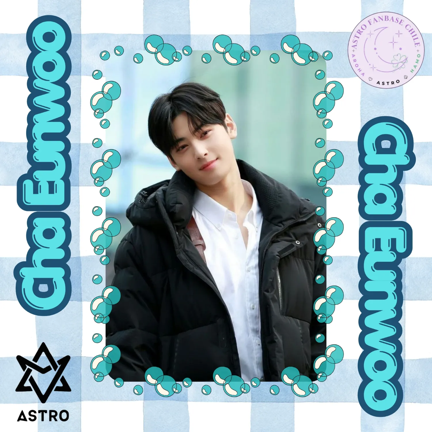 Behind-the-scenes cut of Cha Eunwoo