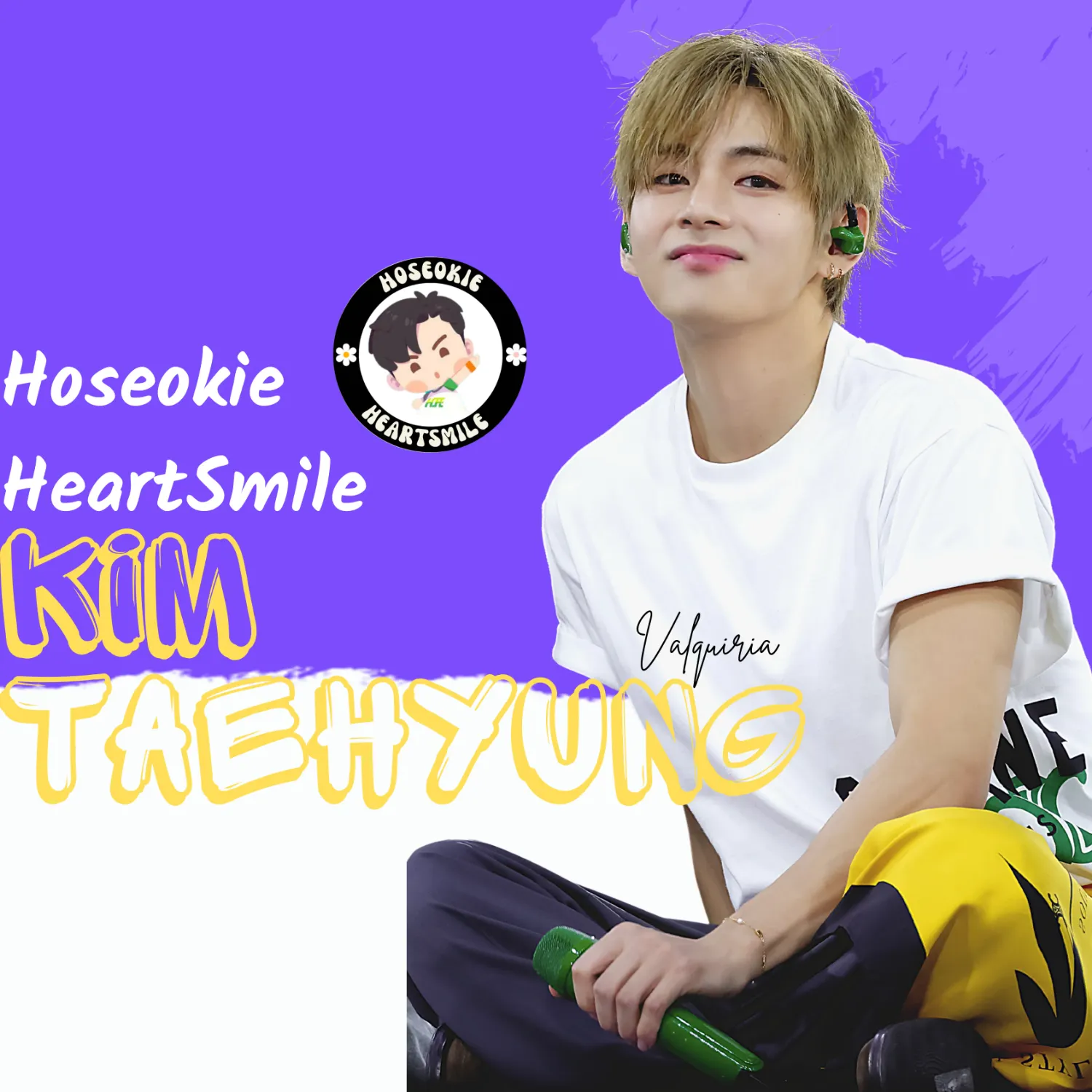 Recent activity shot of Kim Taehyung (V)