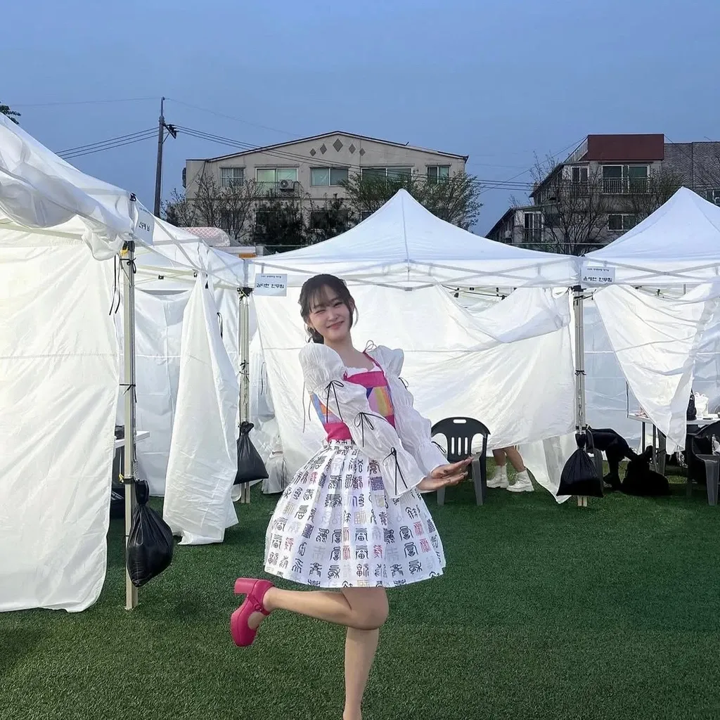 粉絲拍下的金多賢瞬間