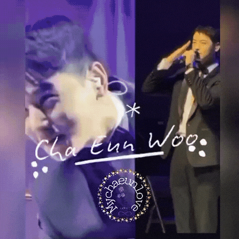 A moment captured by a fan of Cha Eunwoo