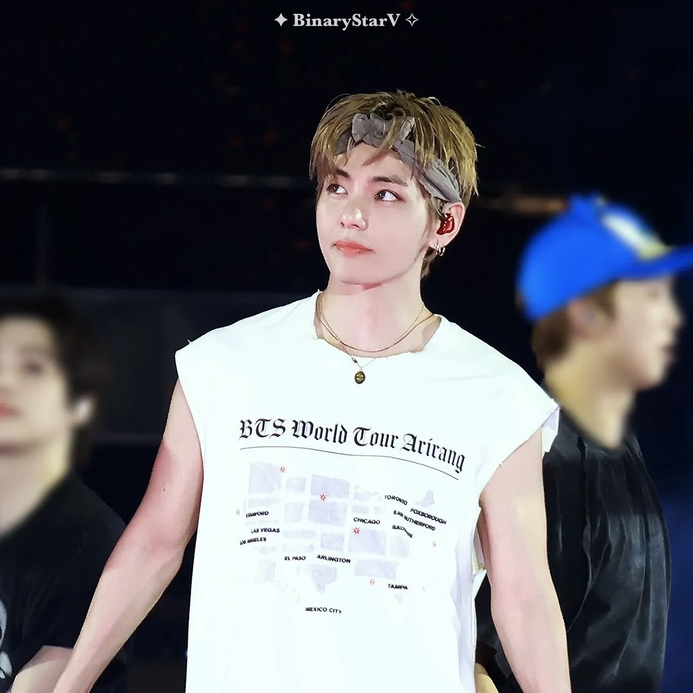 Recent activity shot of Kim Taehyung (V)