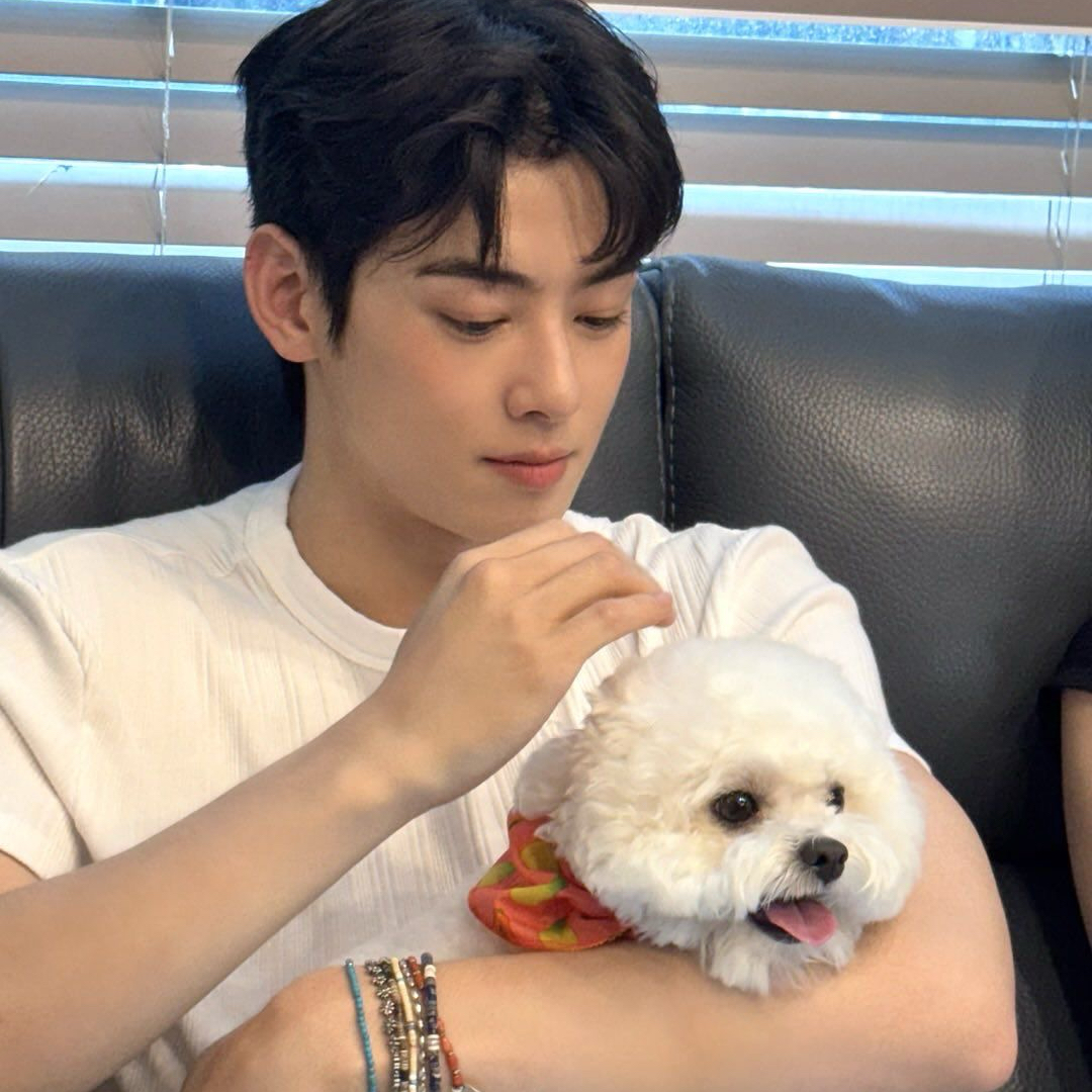 A moment captured by a fan of Cha Eunwoo