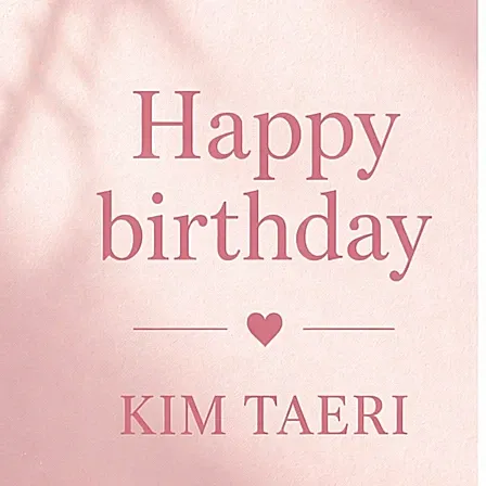 Behind-the-scenes cut of Kim Taeri