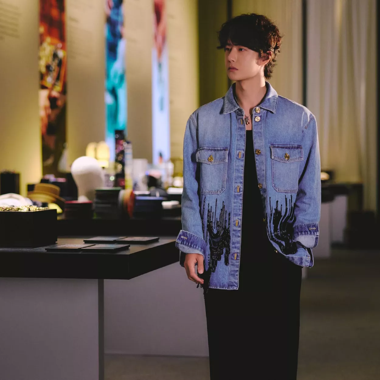 Recent activity shot of Wang Yibo