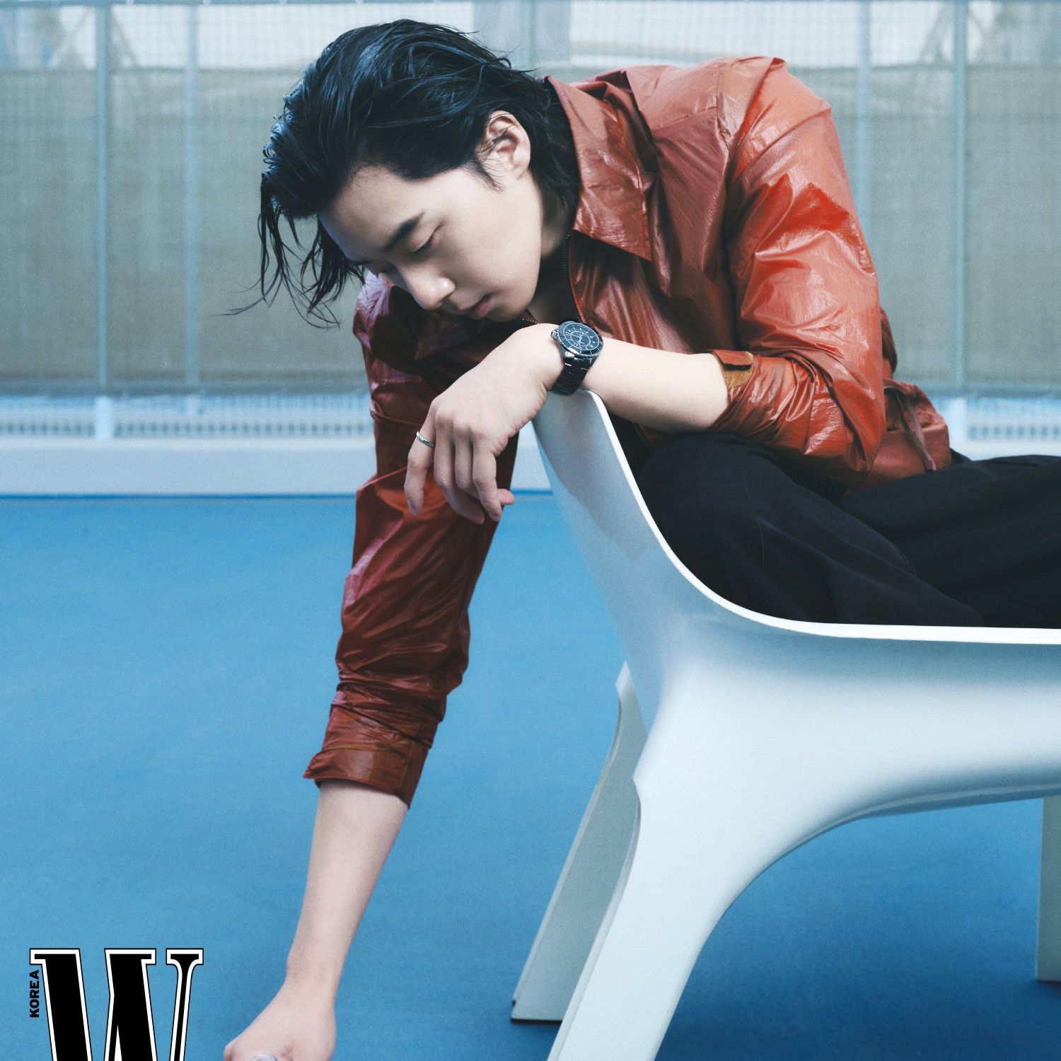 A moment captured by a fan of Park Seojoon