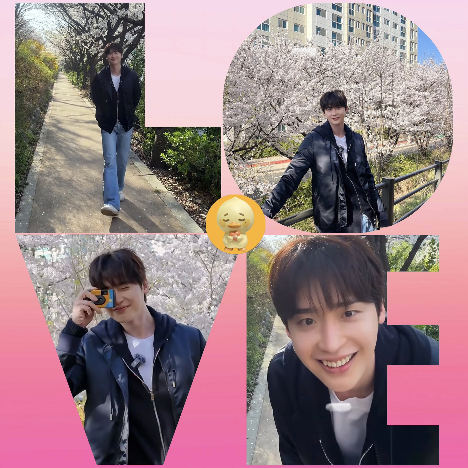 粉丝拍下的李钟硕瞬间