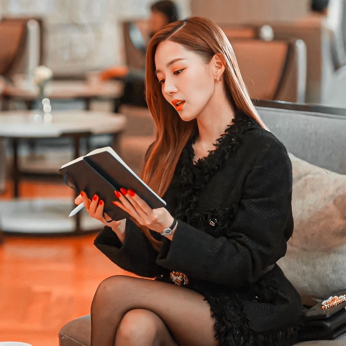 A moment captured by a fan of Park Minyoung