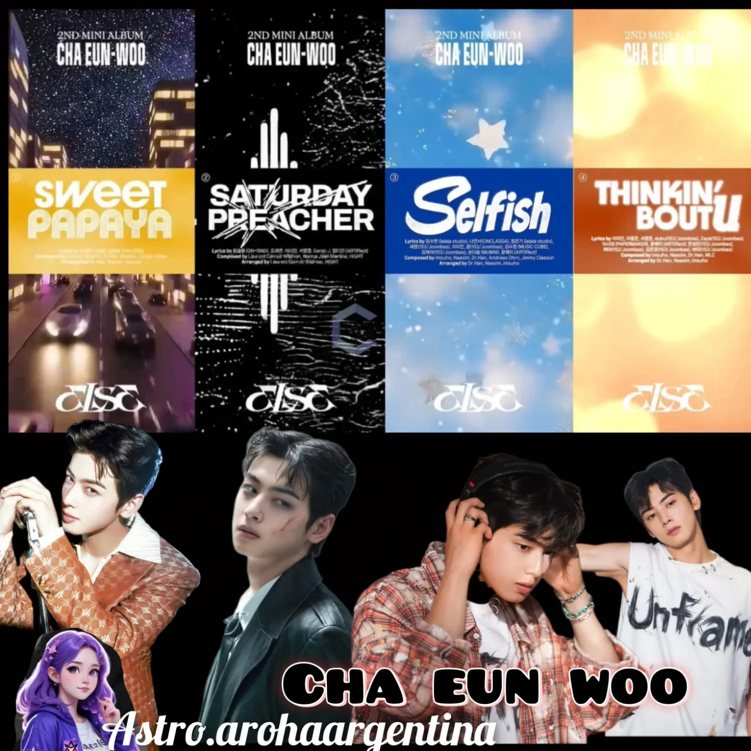 Behind-the-scenes cut of Cha Eunwoo