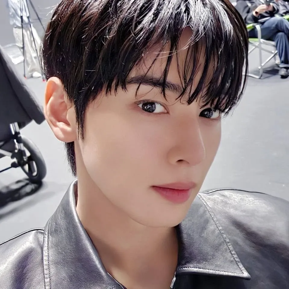 A moment captured by a fan of Cha Eunwoo