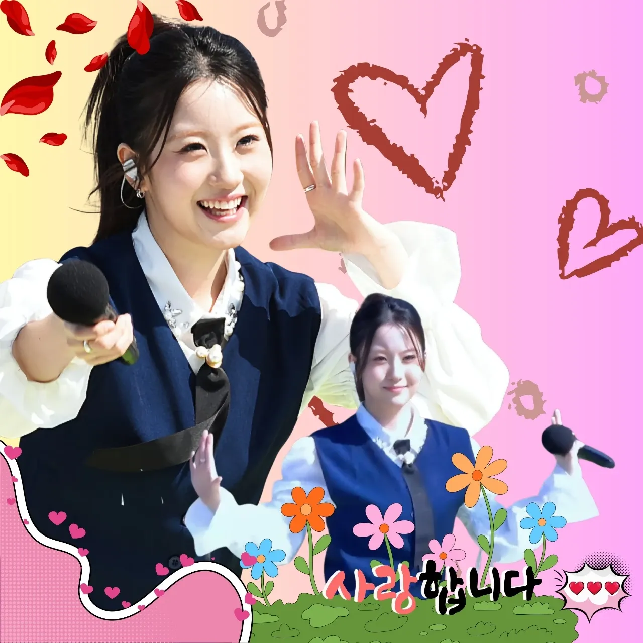 粉絲拍下的Oh Yujin瞬間