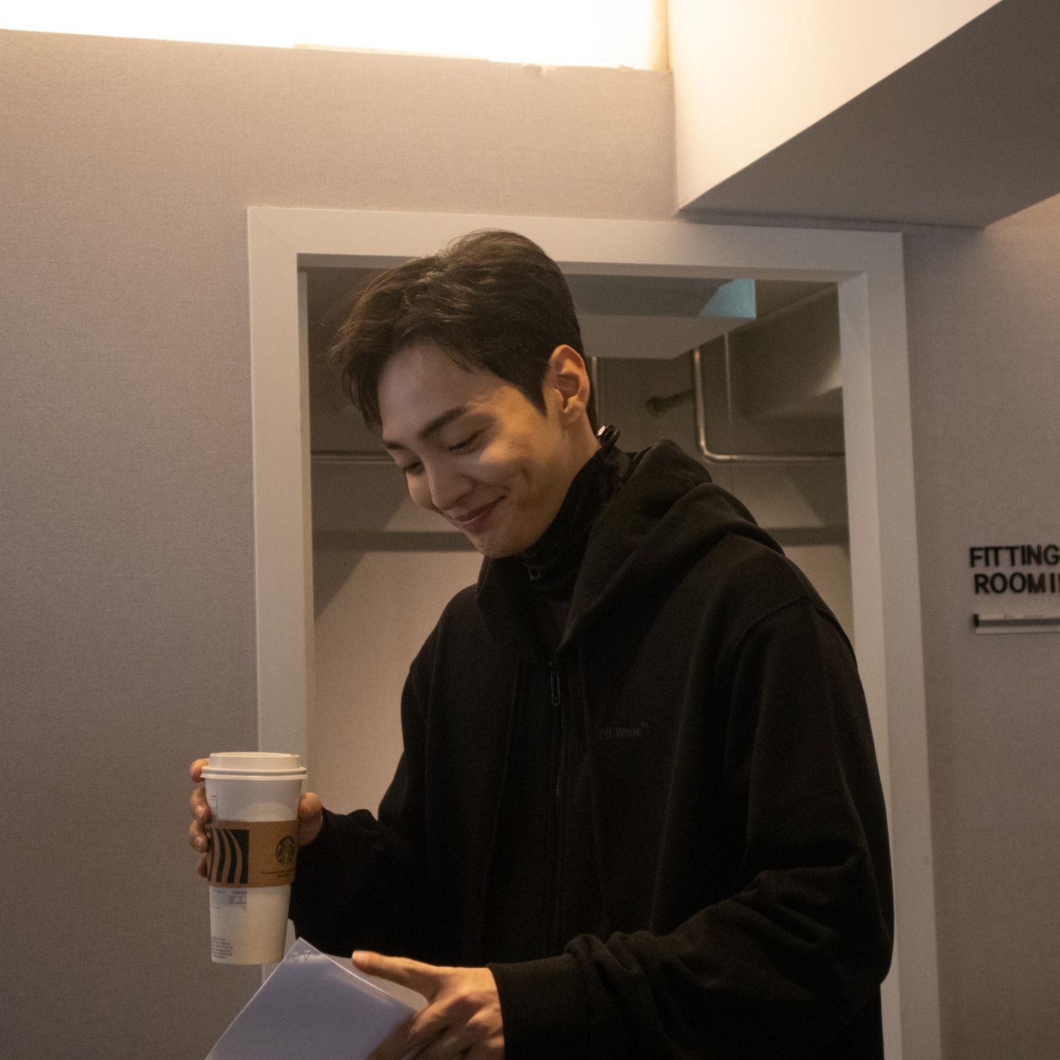 A moment captured by a fan of Kim Minjae