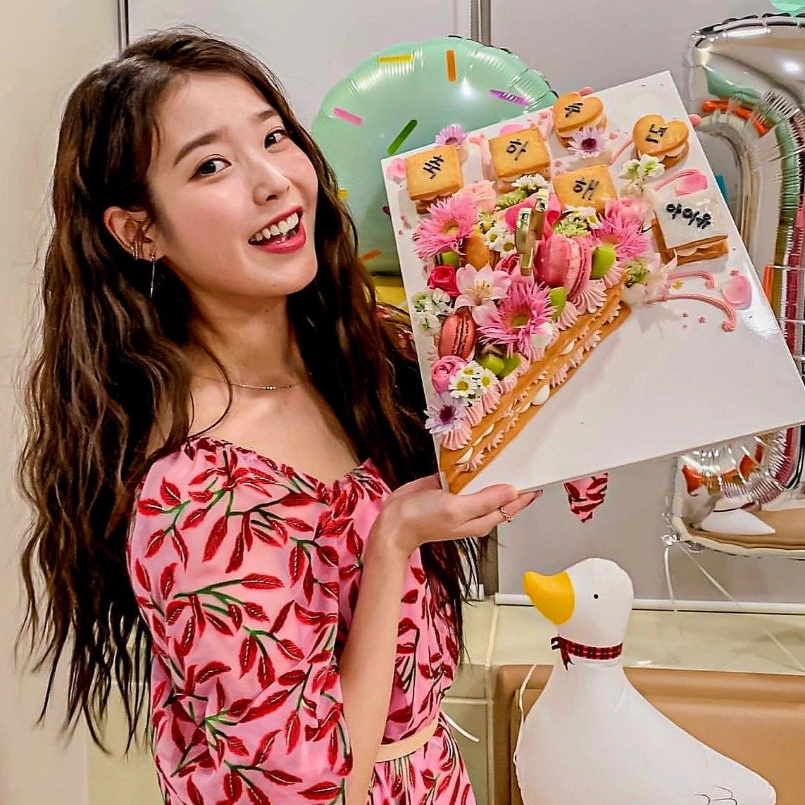 ファンが撮影したIUの瞬間