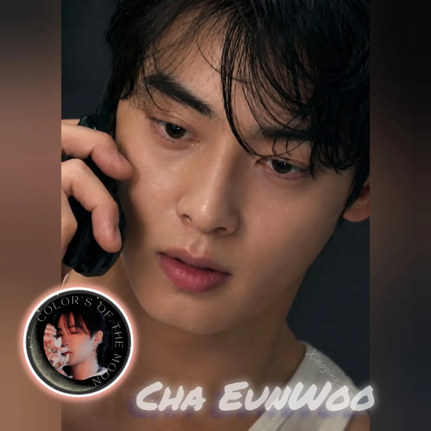 A moment captured by a fan of Cha Eunwoo