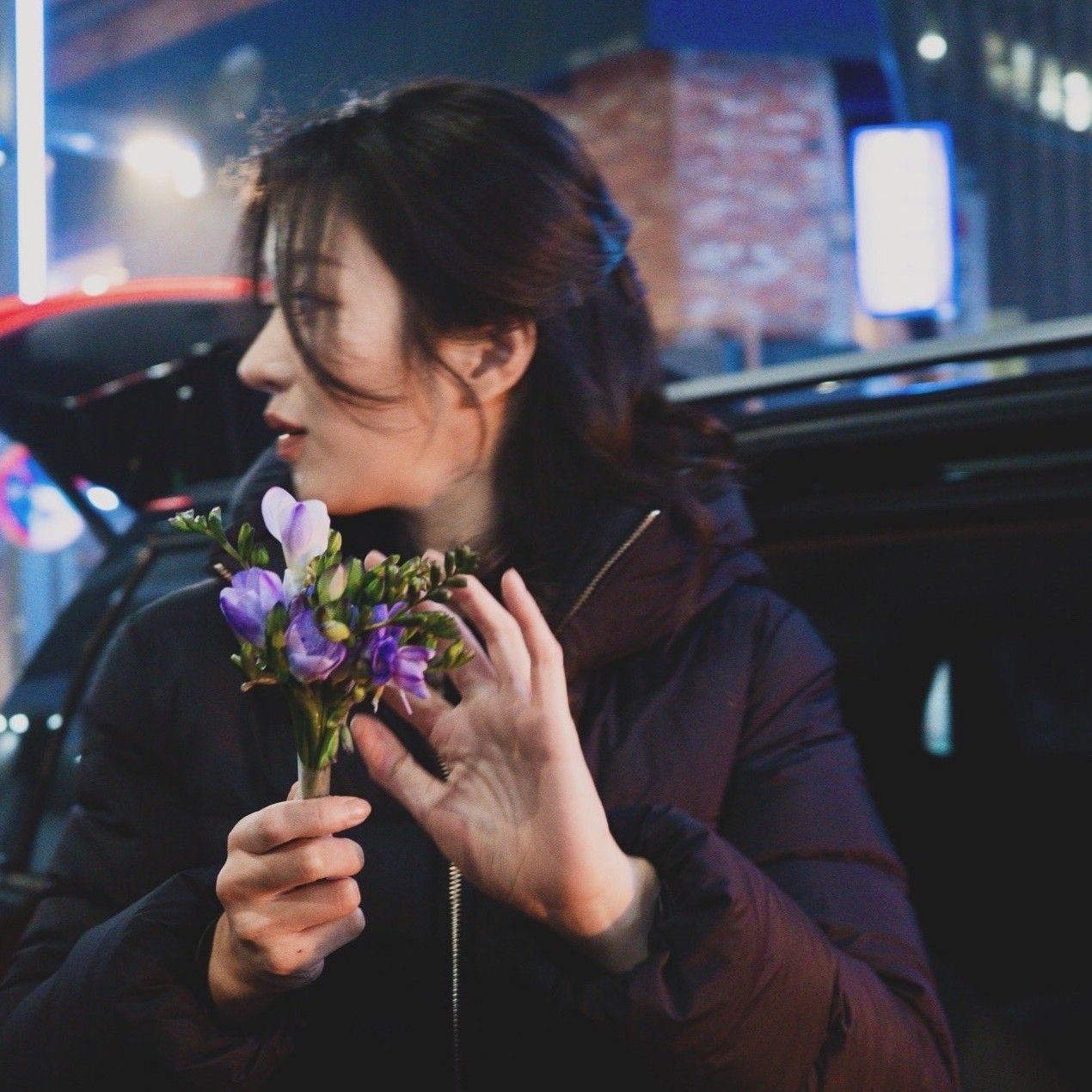 粉丝拍下的徐睿知瞬间