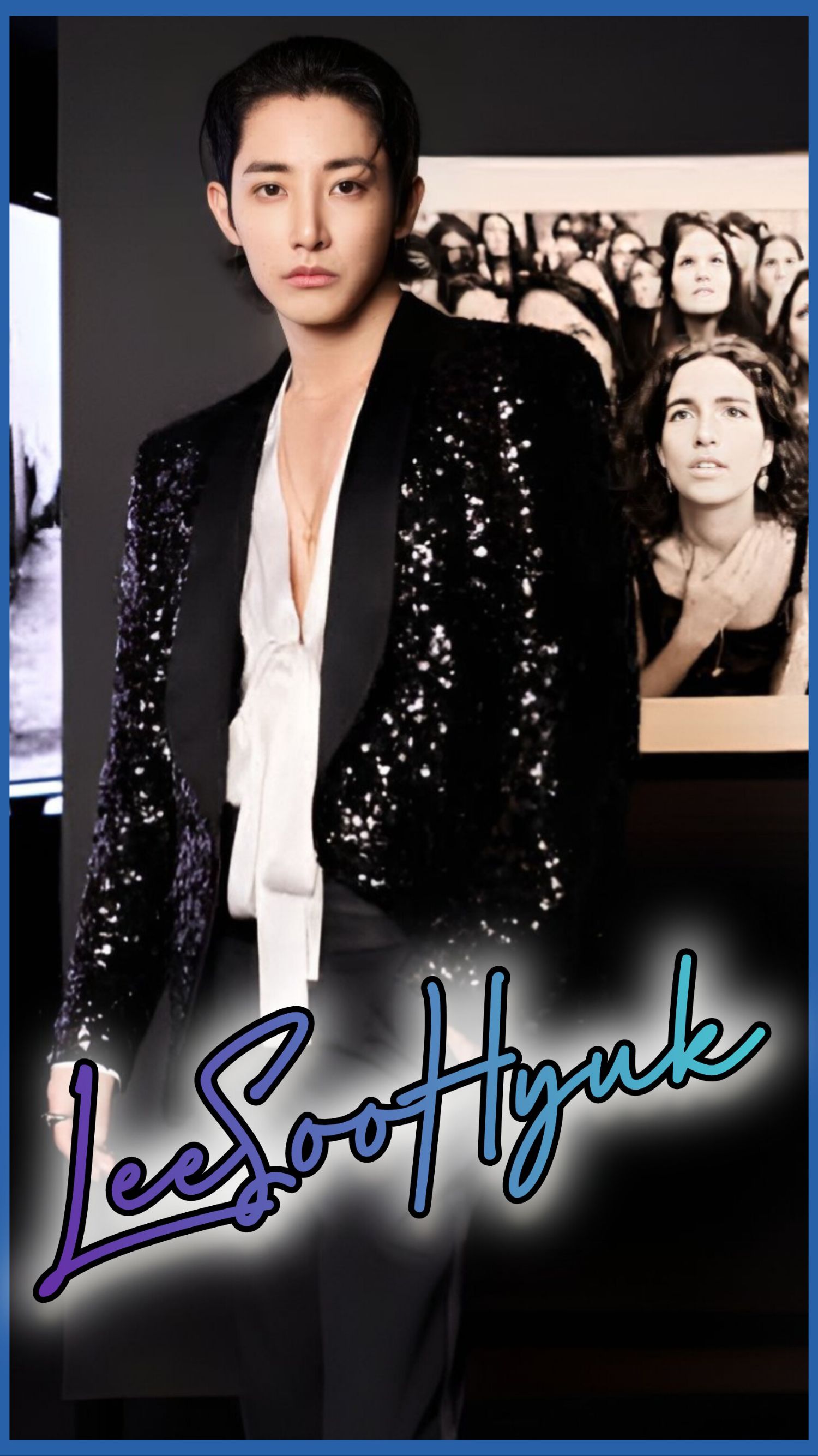 Special wallpaper made by Lee Soohyuk's fans