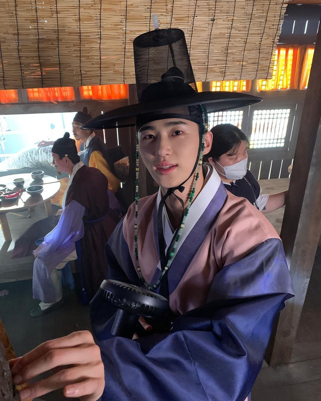 Recent activity shot of Byeon Wooseok