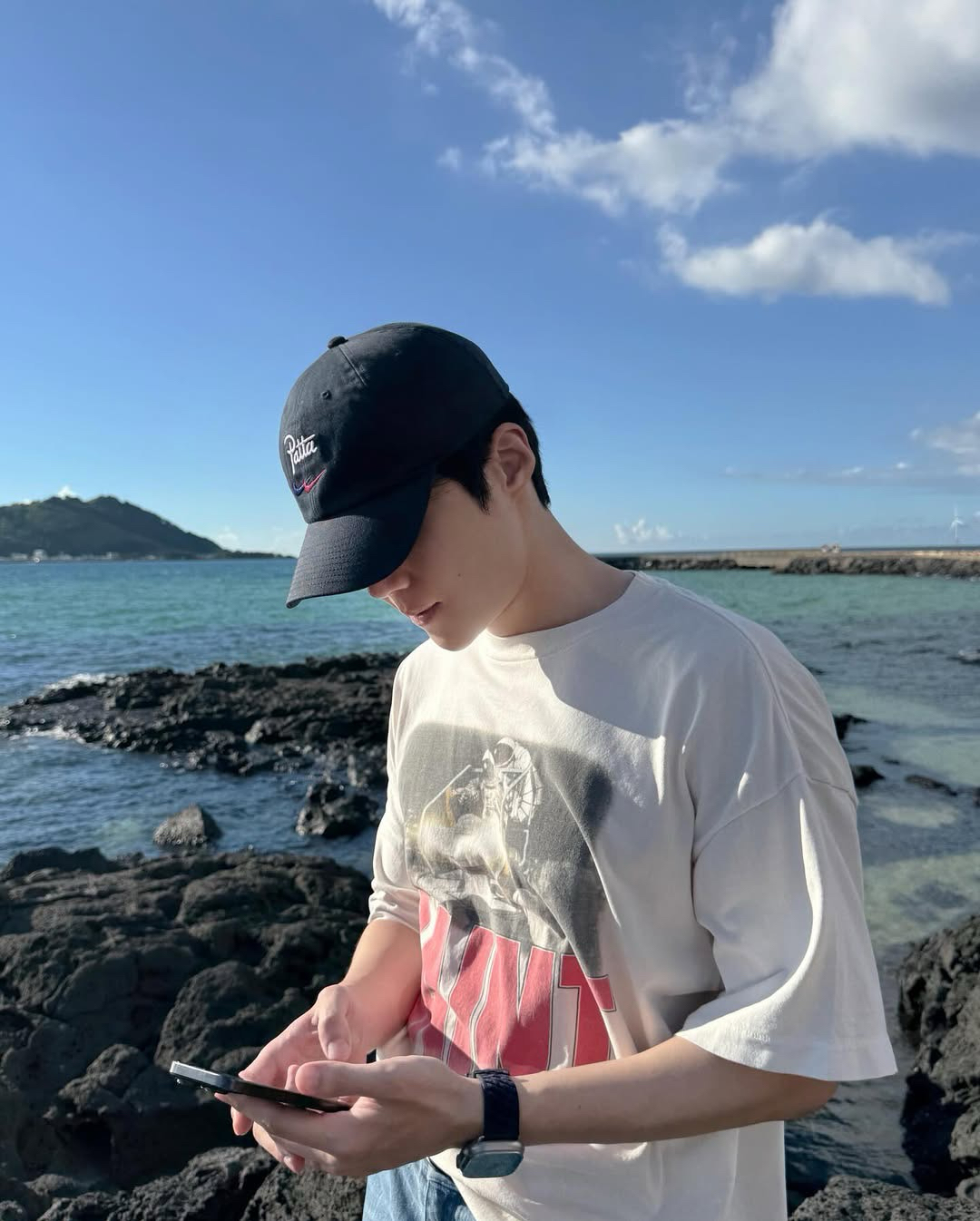 粉丝拍下的金宣虎瞬间