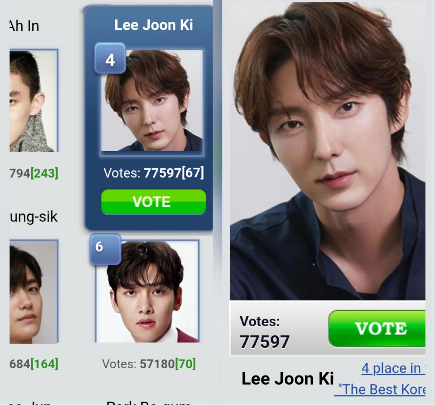 Cuplikan di balik layar dari Lee Joongi