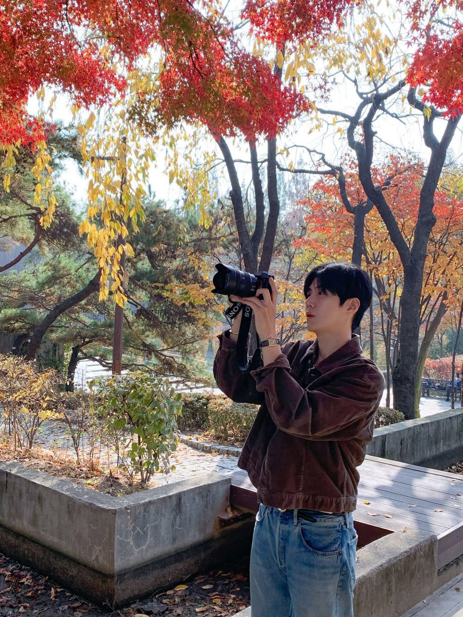 A moment captured by a fan of Kim Seonho