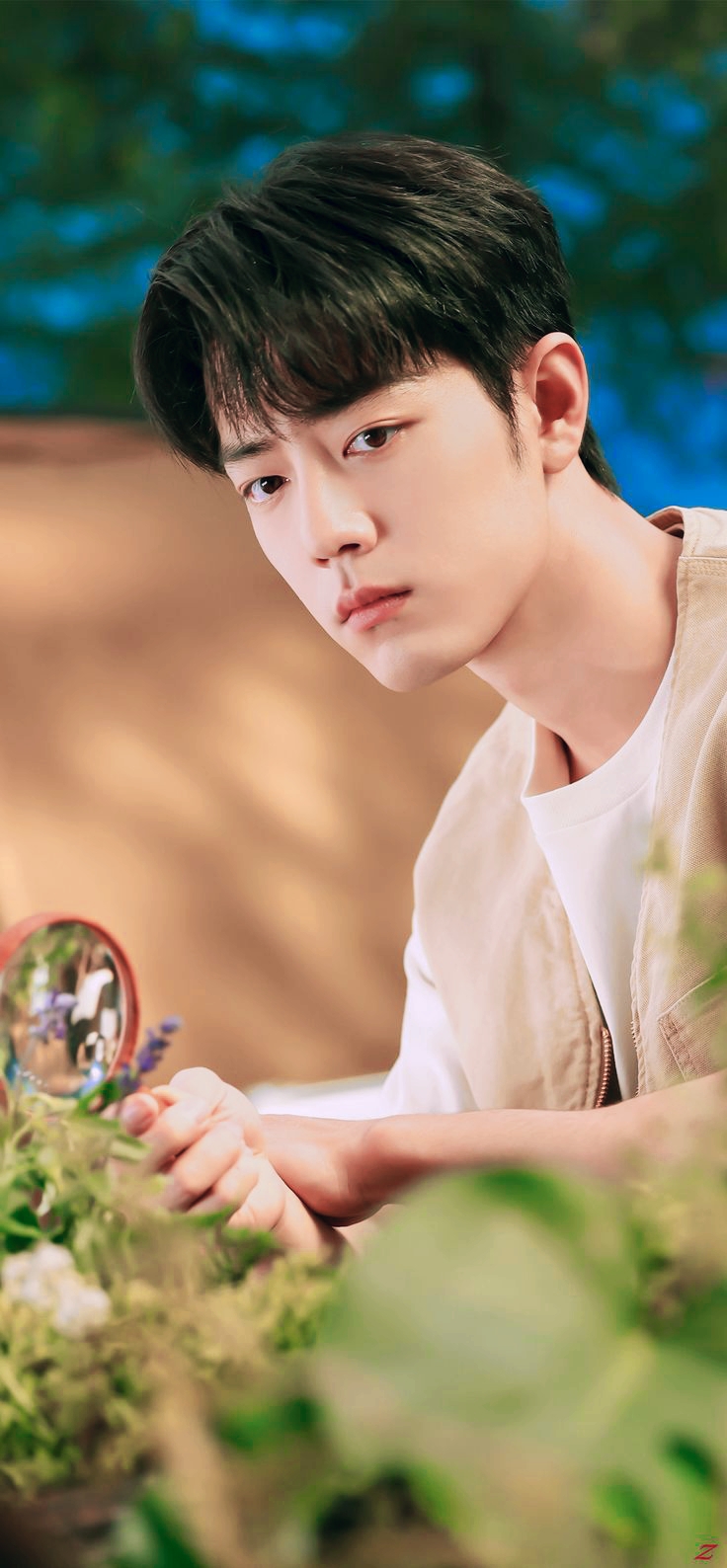 Special wallpaper made by Xiao Zhan's fans