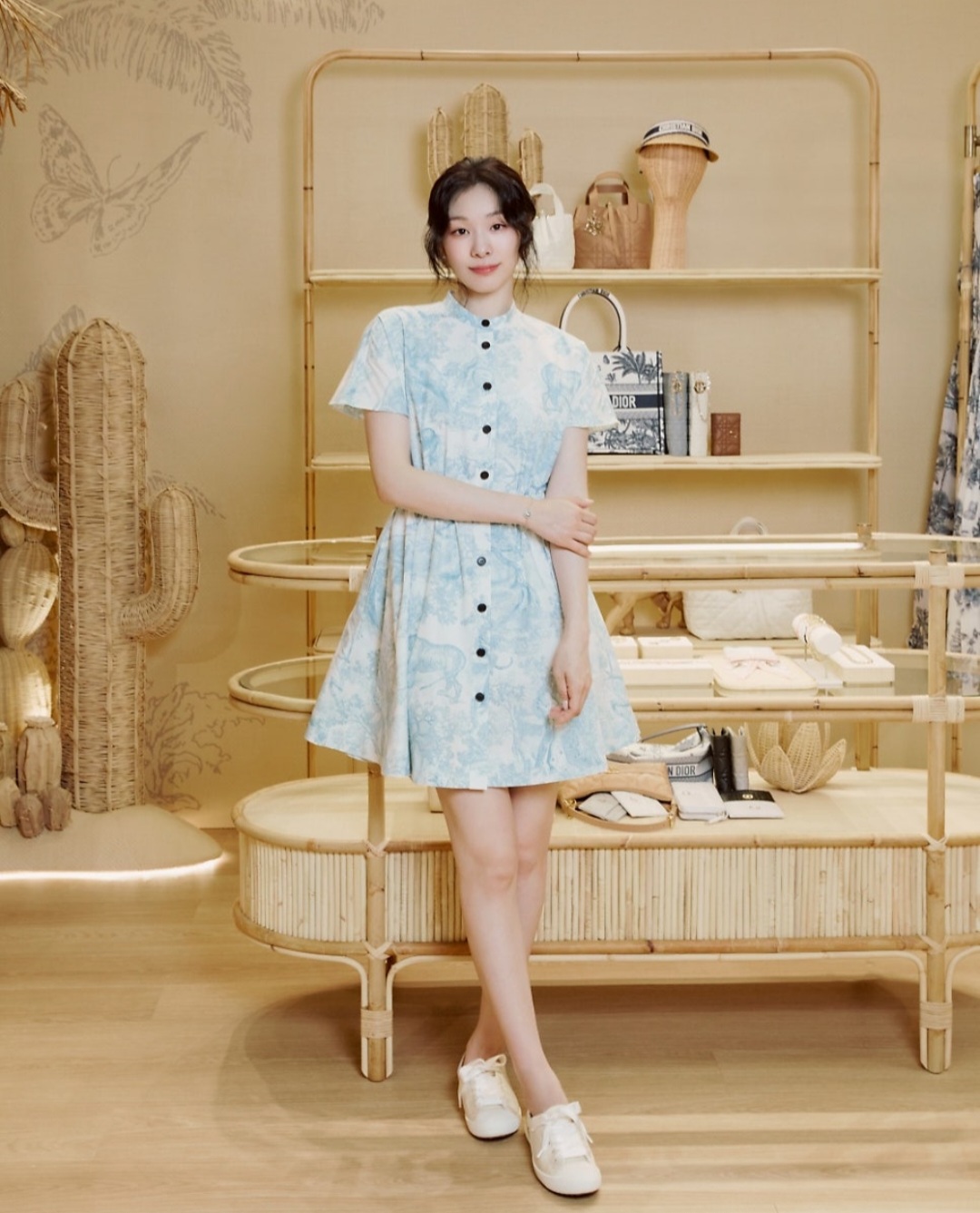 Behind-the-scenes cut of Kim Yuna