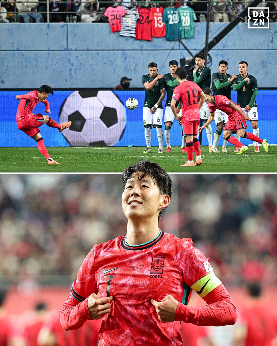 A moment captured by a fan of Son Heungmin