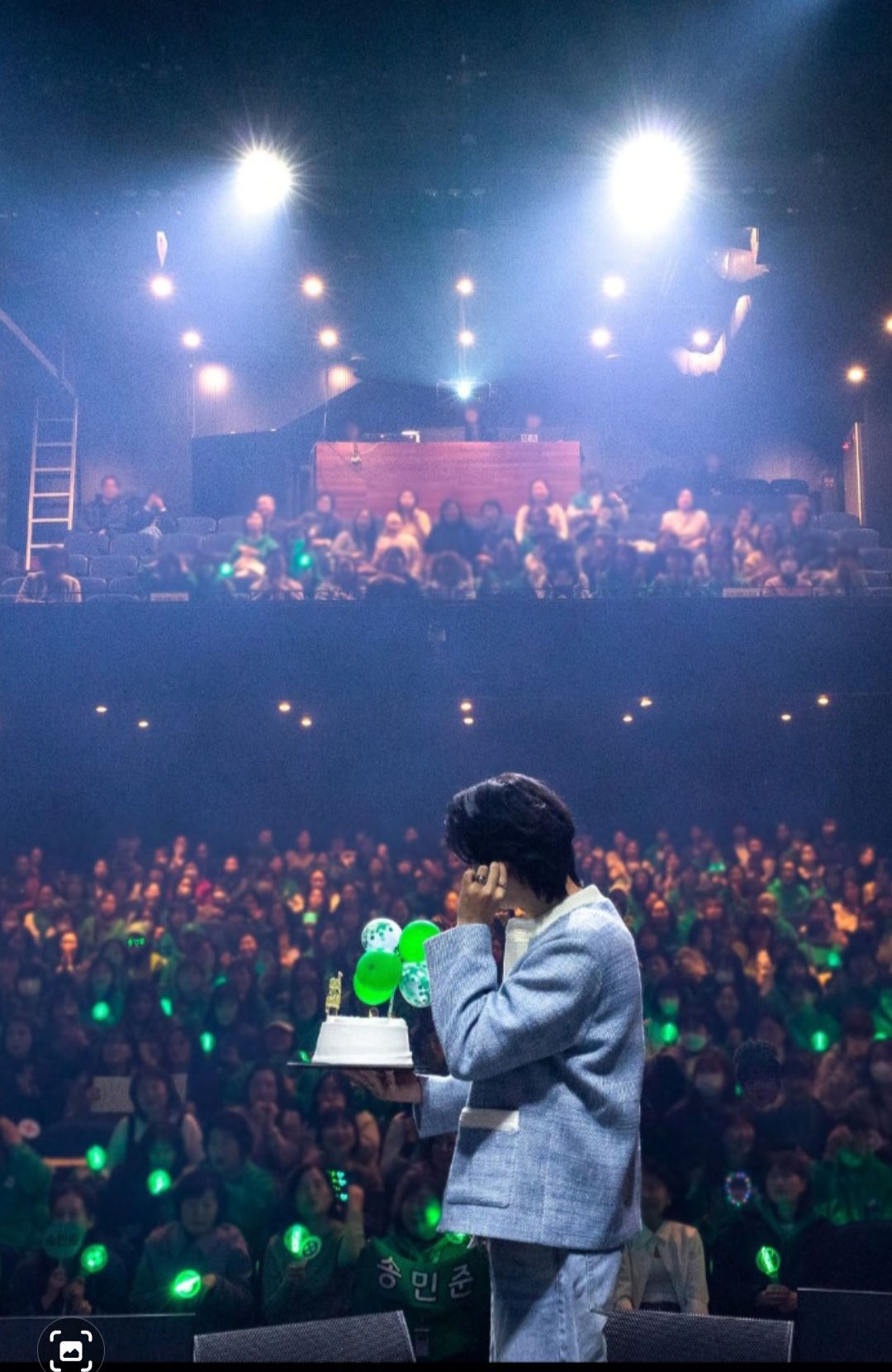Recent activity shot of Song Minjun