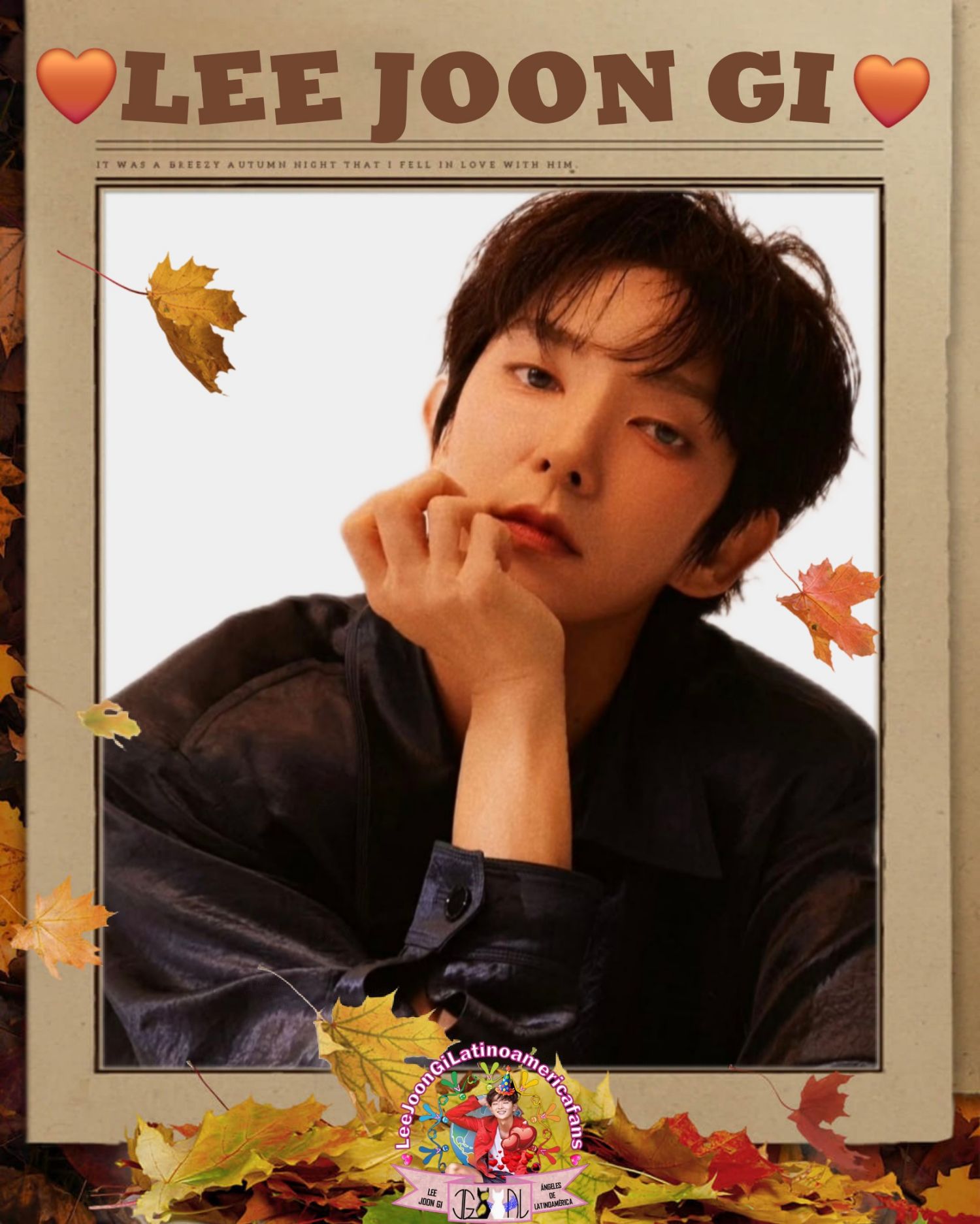 Recent activity shot of Lee Joongi
