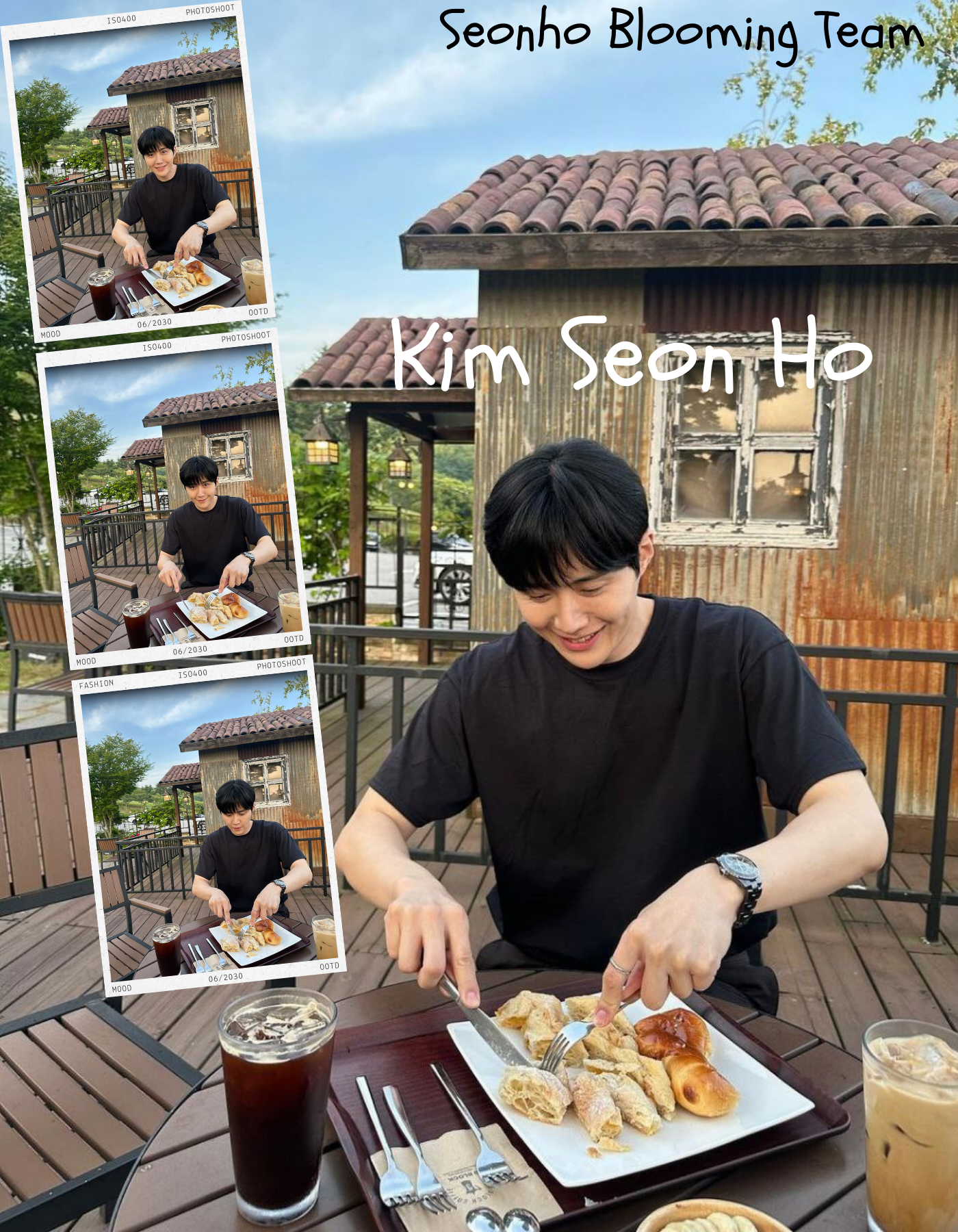 Behind-the-scenes cut of Kim Seonho