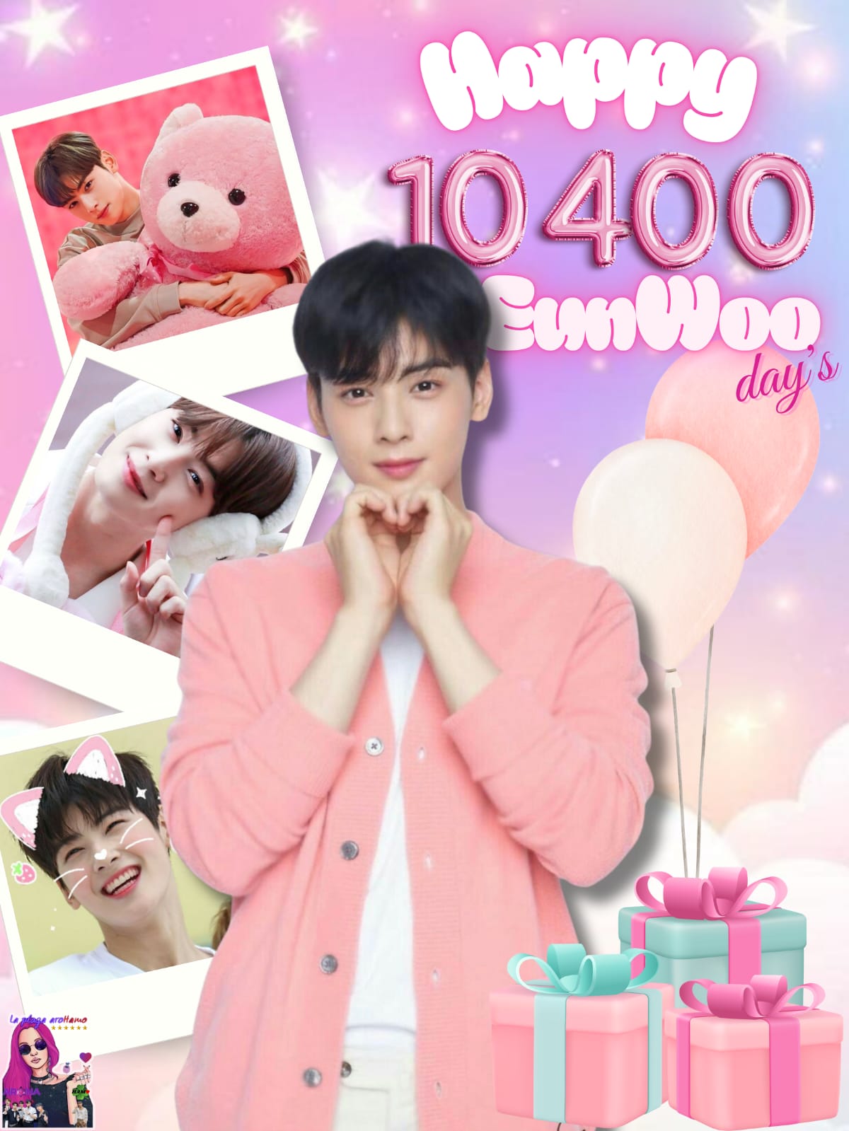 Behind-the-scenes cut of Cha Eunwoo