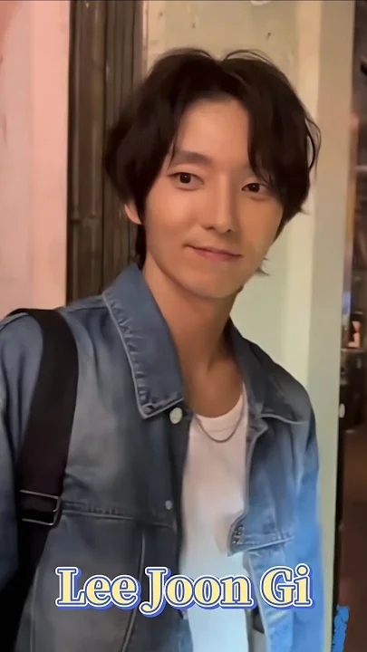 Behind-the-scenes cut of Lee Joongi