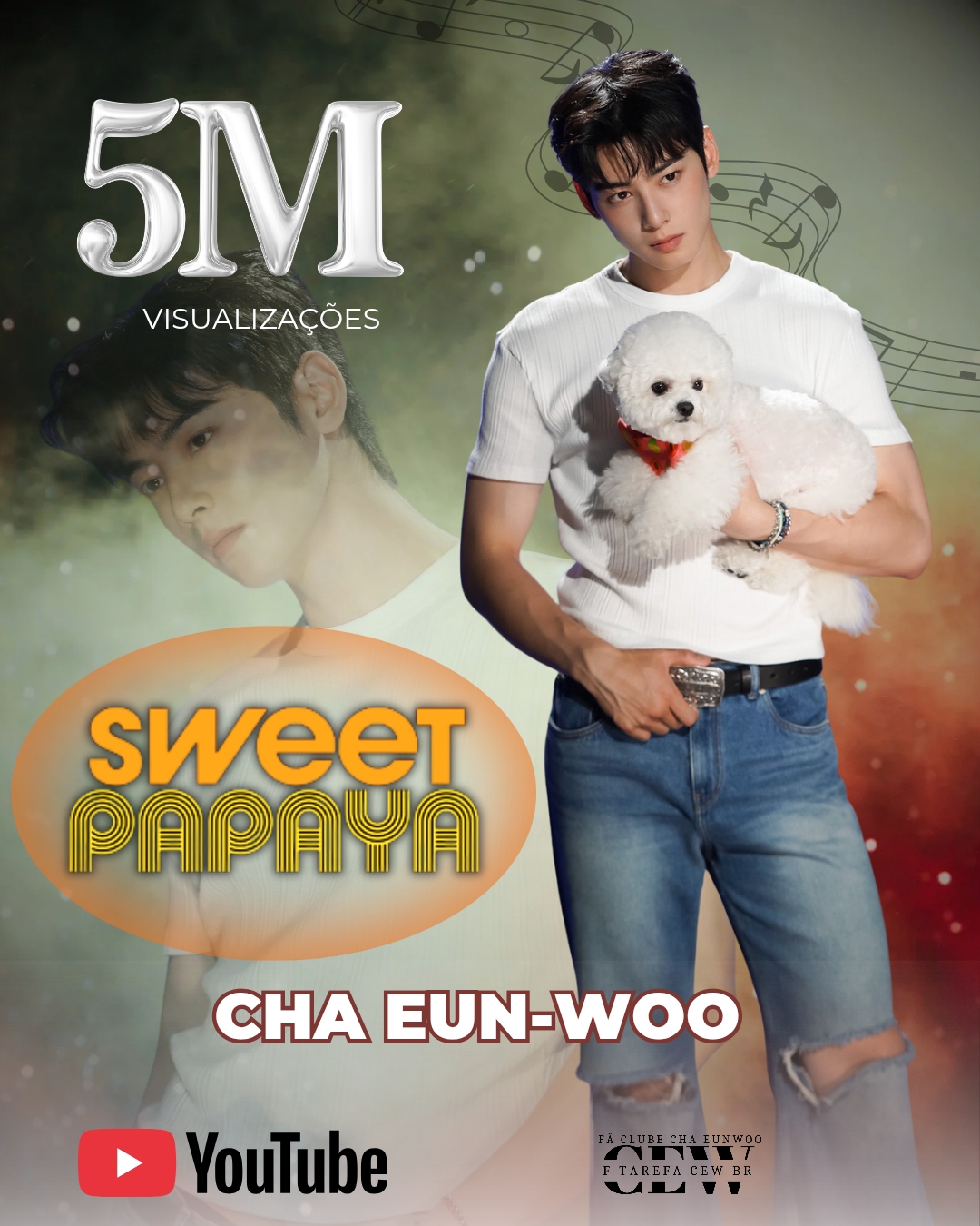 Behind-the-scenes cut of Cha Eunwoo