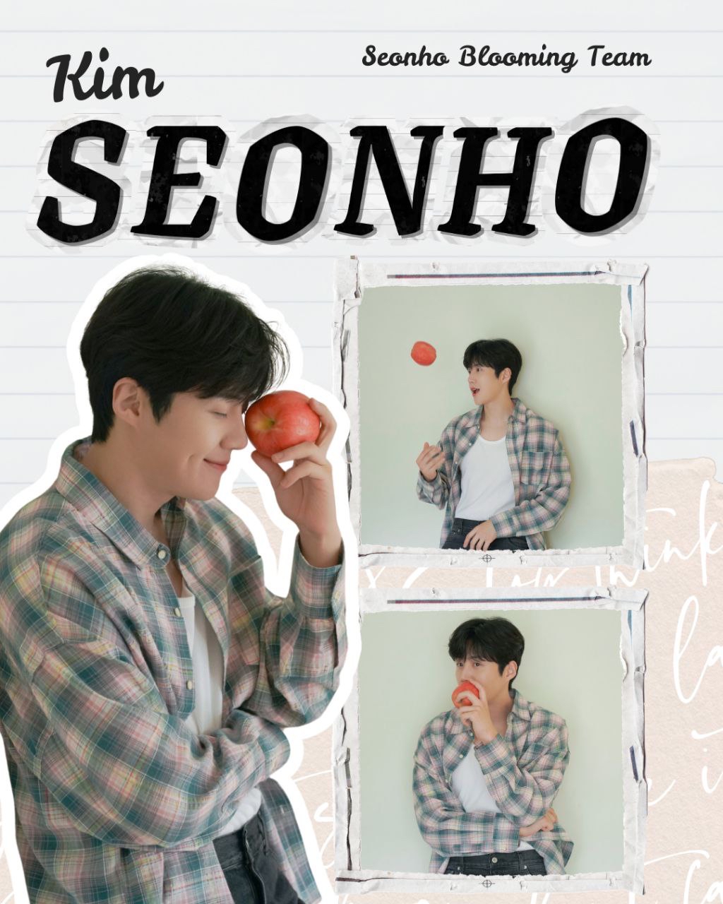 Behind-the-scenes cut of Kim Seonho