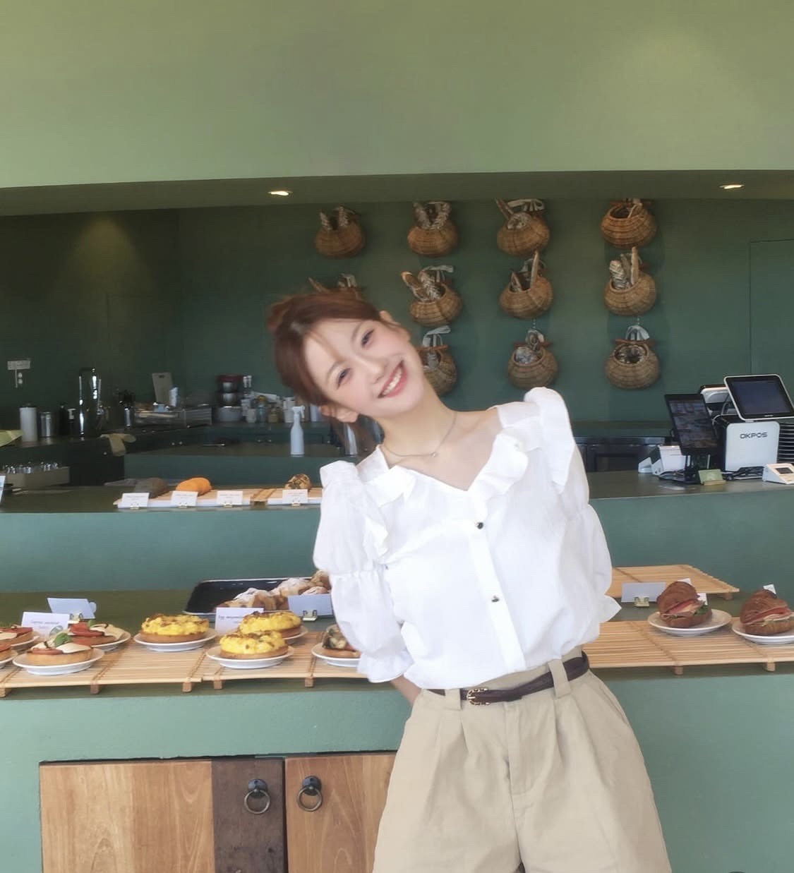 A moment captured by a fan of Oh Yujin
