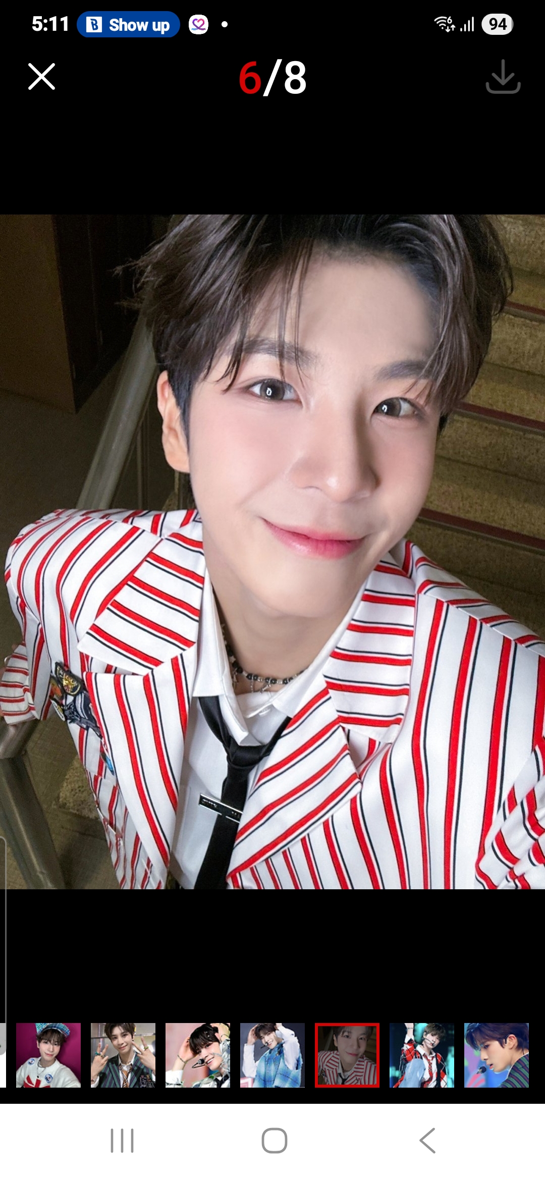 Special wallpaper made by Jeong Dongwon's fans