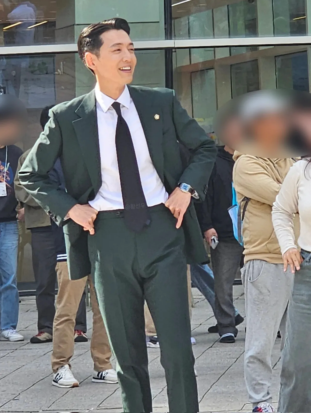 A moment captured by a fan of Jung Kyungho