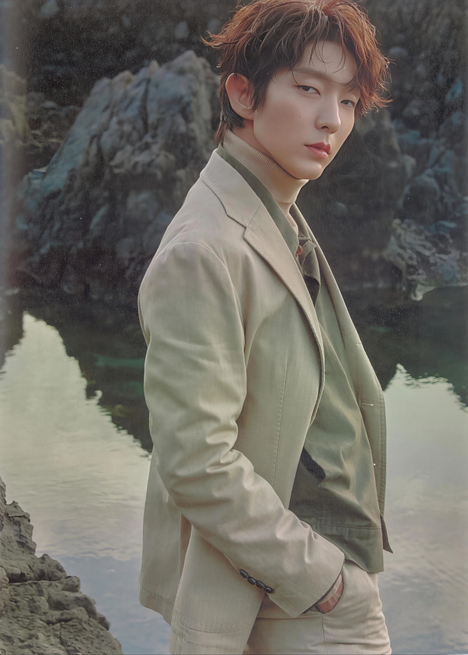 Behind-the-scenes cut of Lee Joongi