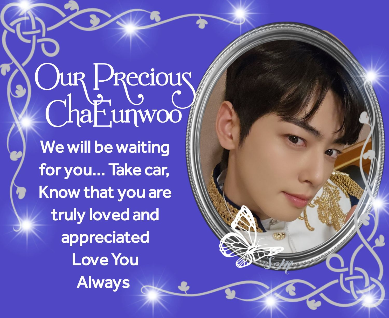 A moment captured by a fan of Cha Eunwoo