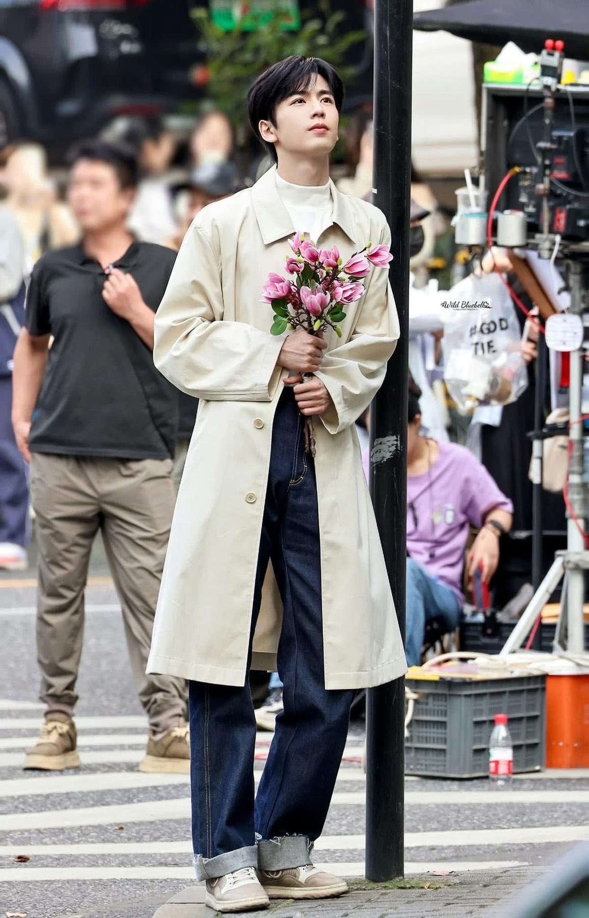 A moment captured by a fan of Zhang Linghe