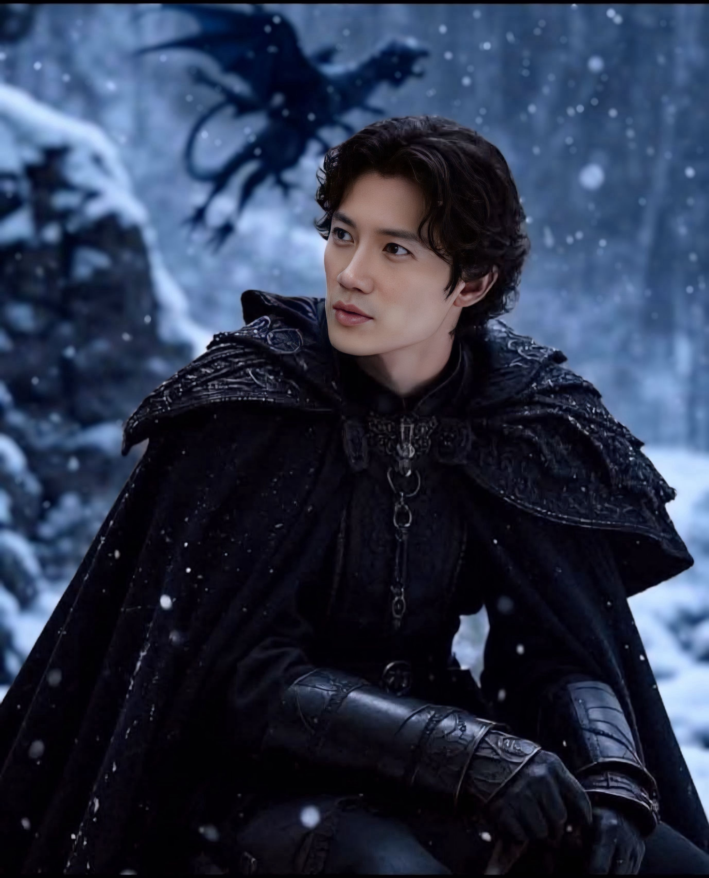 Behind-the-scenes cut of Ji Sung