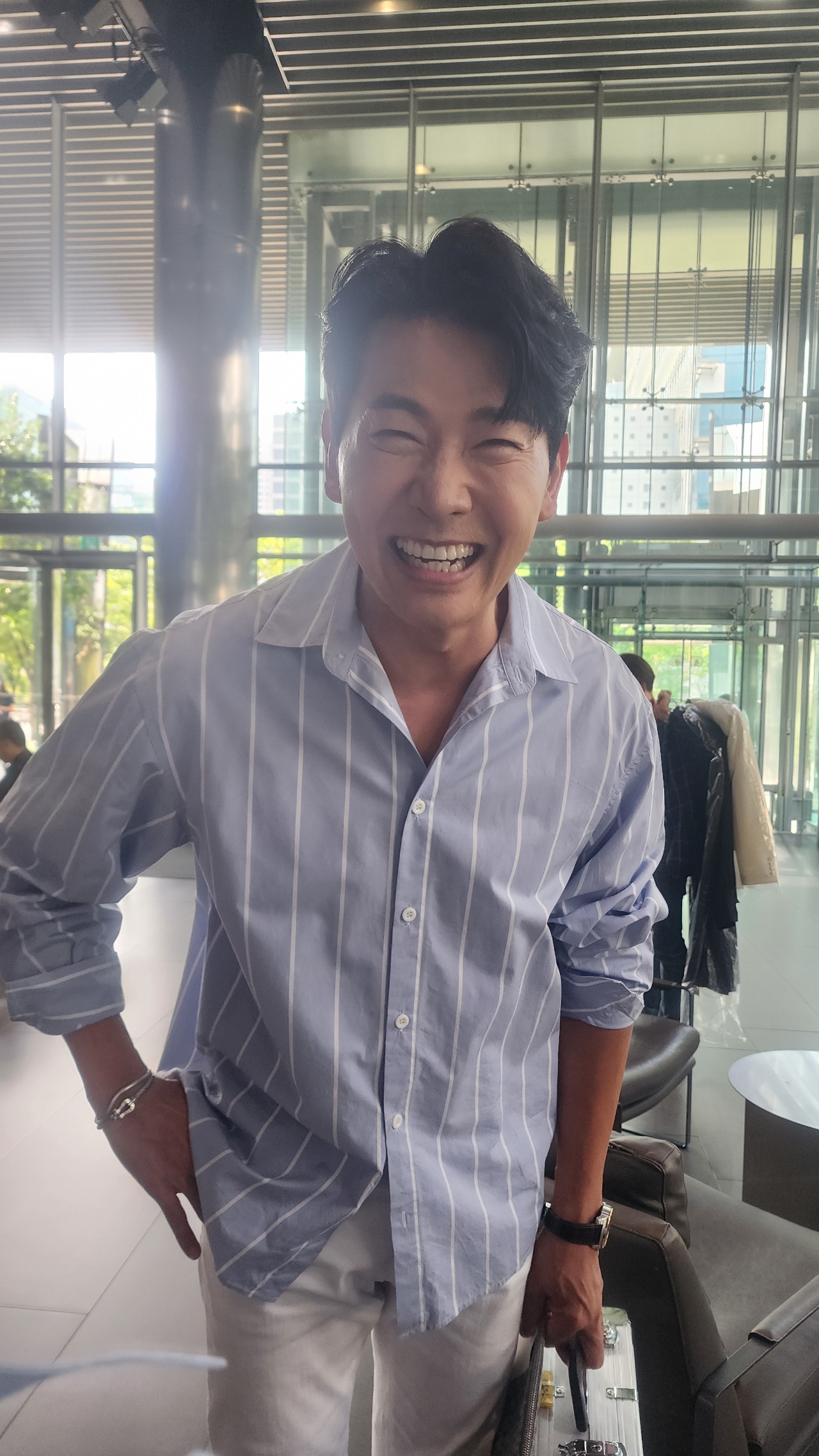 Recent activity shot of Kim Yongpil