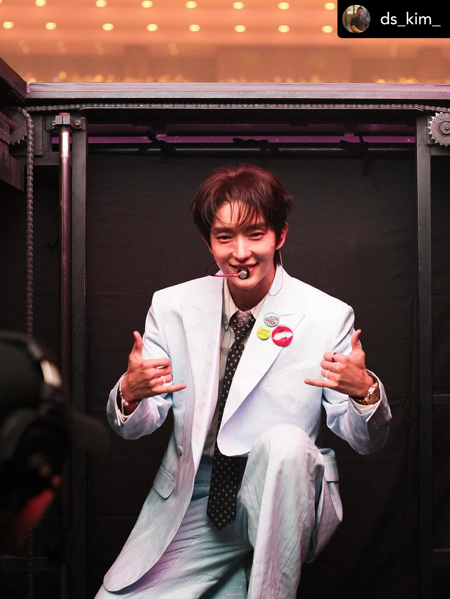 A moment captured by a fan of Lee Joongi