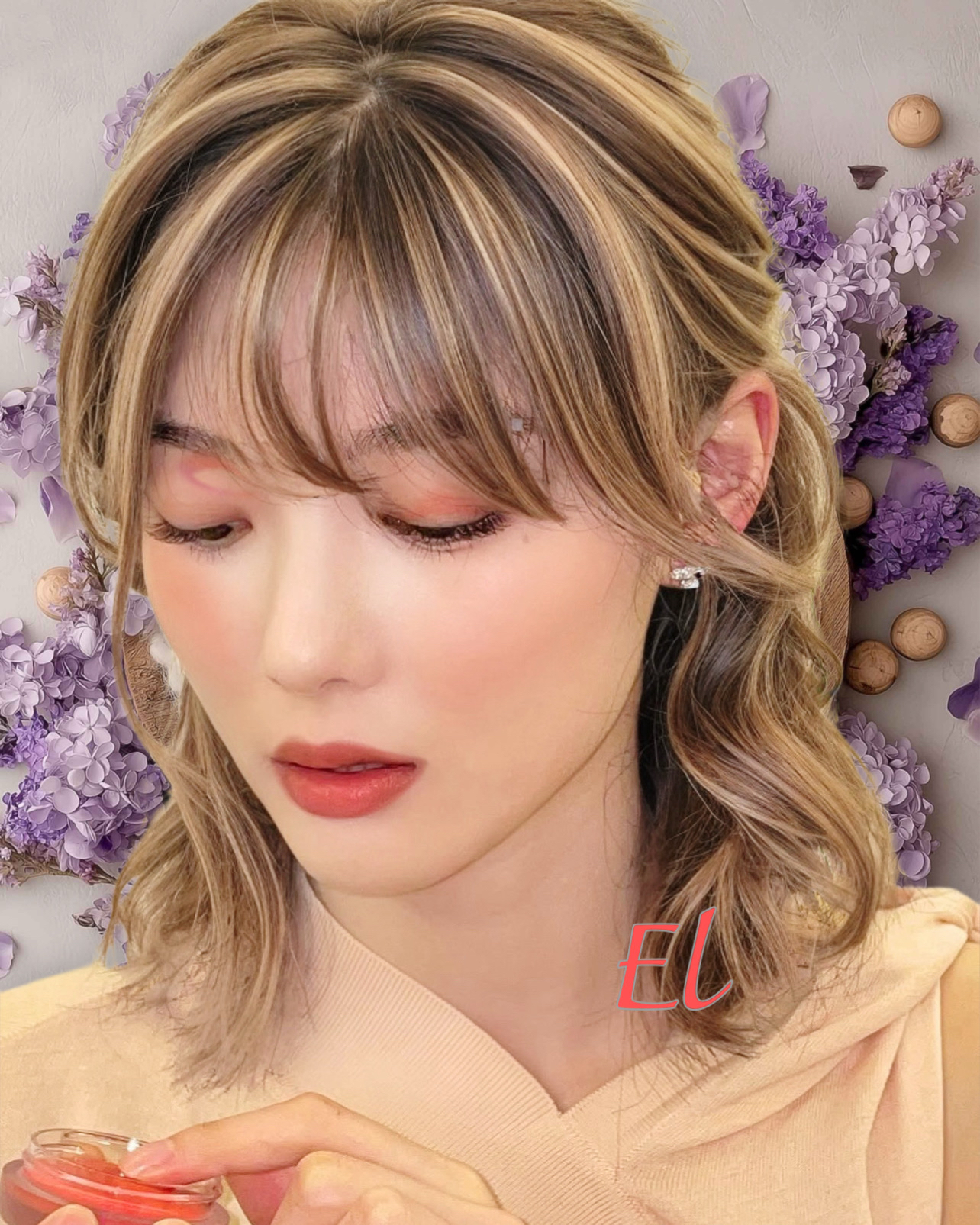 Behind-the-scenes cut of Kim Youjung