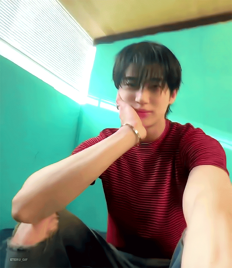 Recent activity shot of Byeon Wooseok