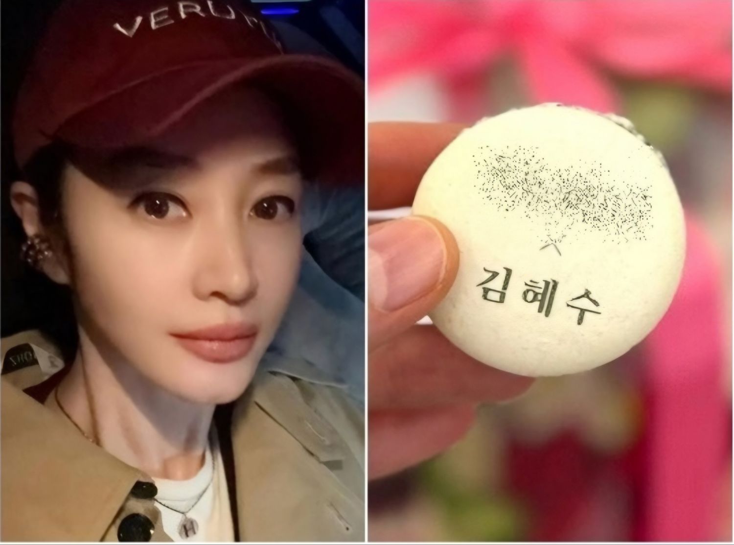 Behind-the-scenes cut of Kim Hyesoo