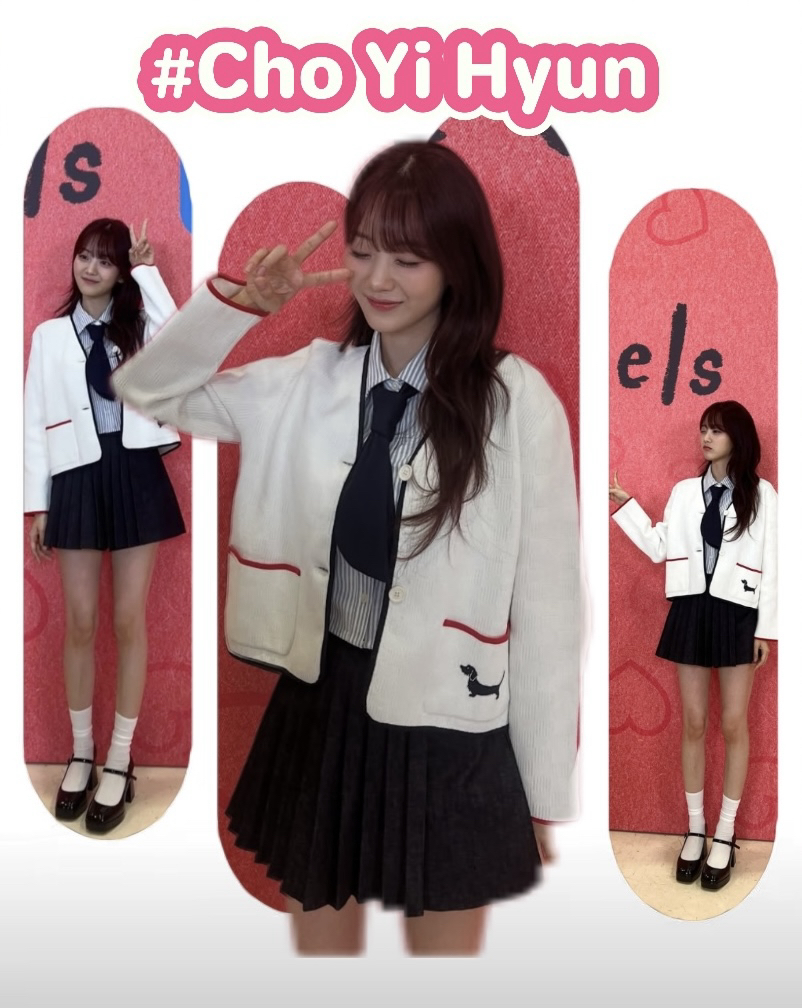 Behind-the-scenes cut of Cho Yihyun