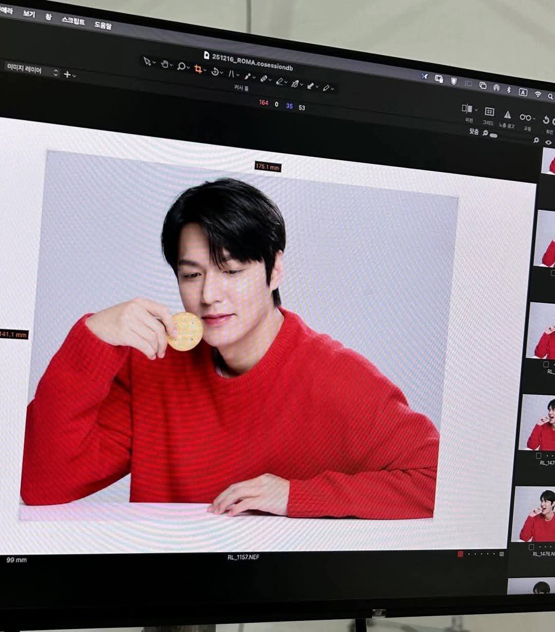 이민호의 비하인드 컷