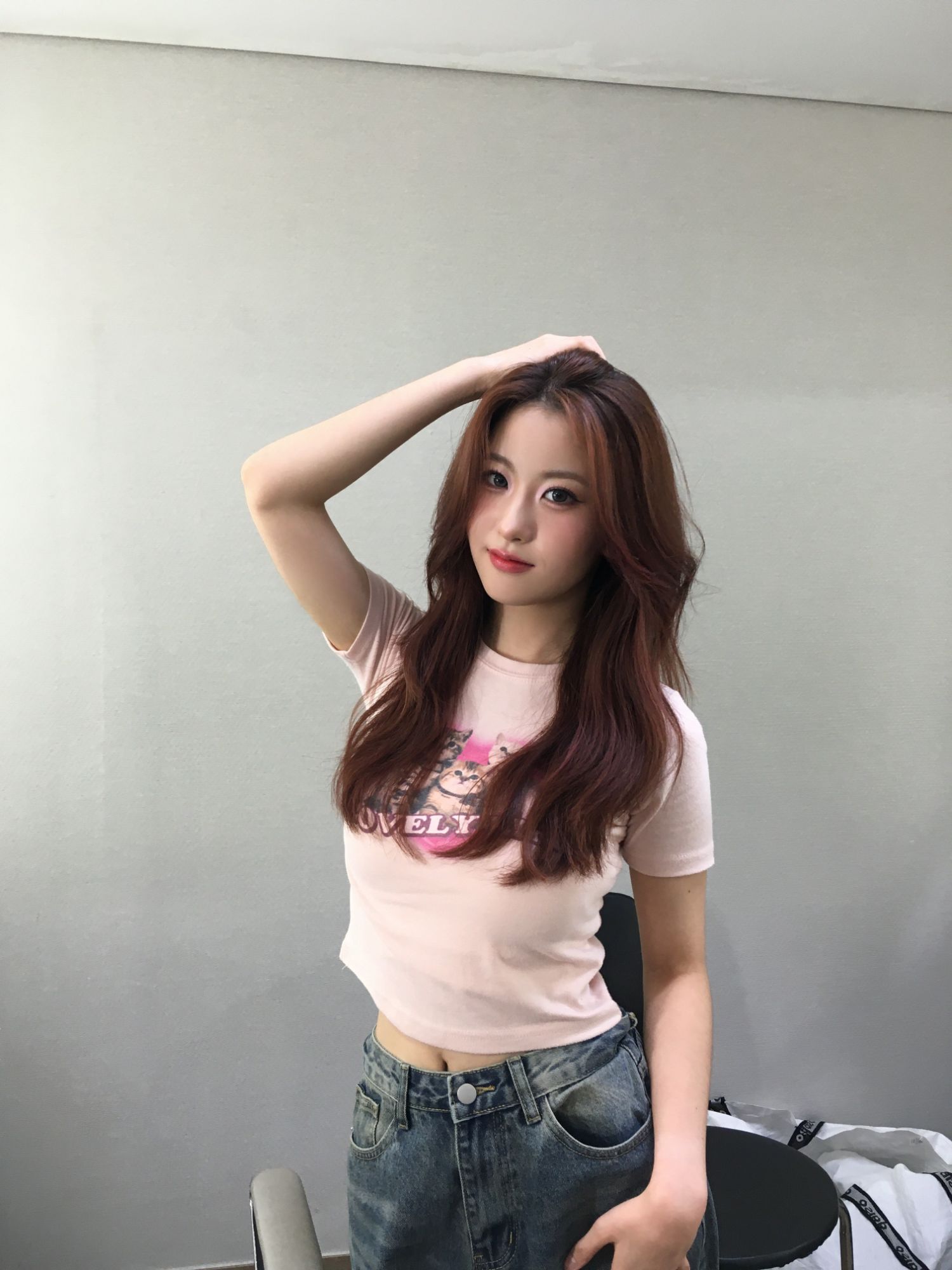 A moment captured by a fan of Oh Yujin
